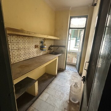 Balcony in 1.5 BHK Builder Floor at Kotla Mubarakpur – for Rent