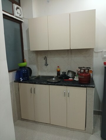 Kitchen in 1 RK Builder Floor at DLF City Phase III, Sector 24 – for Rent