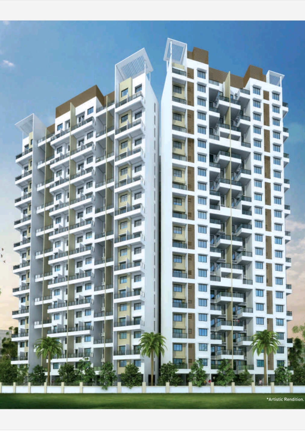 2 BHK 819 Sq.Ft. Apartment in Amits Bloomfield