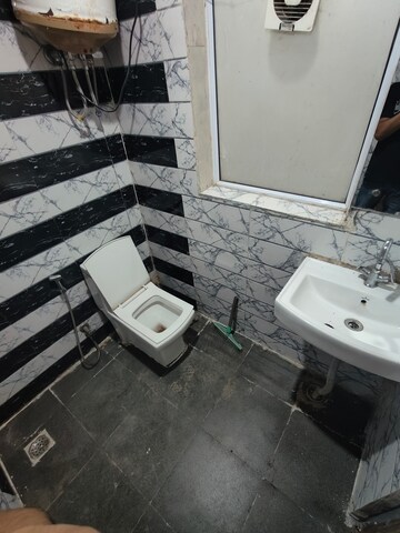 Bathroom in 1 BHK Builder Floor at Ansal Sushant Lok I, Sector 43 – for Rent