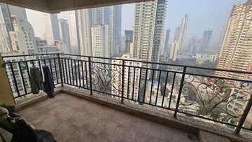 Balcony in 2 BHK Apartment at Chandak Cornerstone, Worli – for Rent