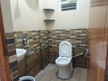 Bathroom in 1 BHK Apartment at Sai Residency Mahadevapura, Mahadevpura – for Rent