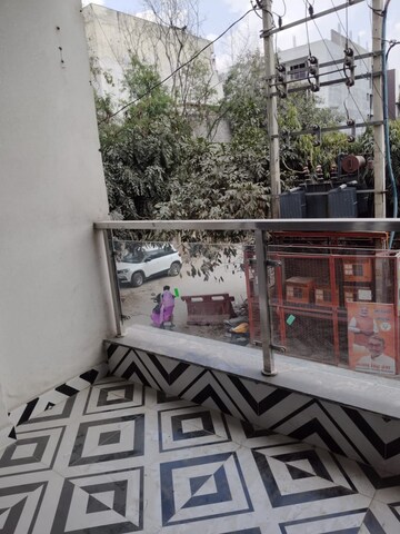 Balcony in 3 BHK Builder Floor at Freedom Fighters Enclave – for Rent