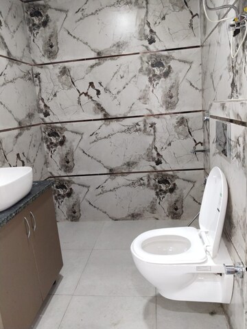 Bathroom in 3 BHK Builder Floor at Freedom Fighters Enclave – for Rent