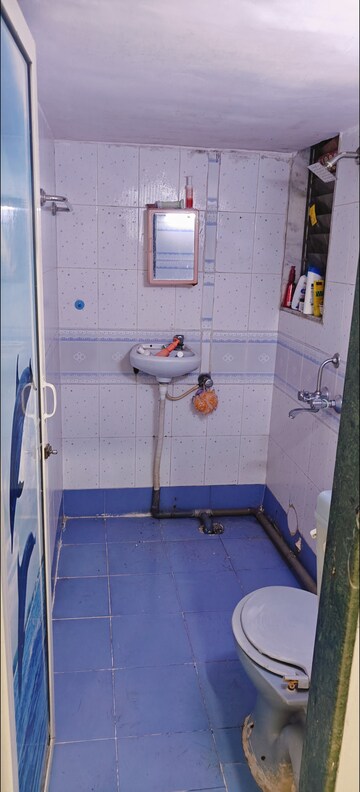 Bathroom in 1 BHK Apartment at Lopes Apartments, Dahisar West – for Rent