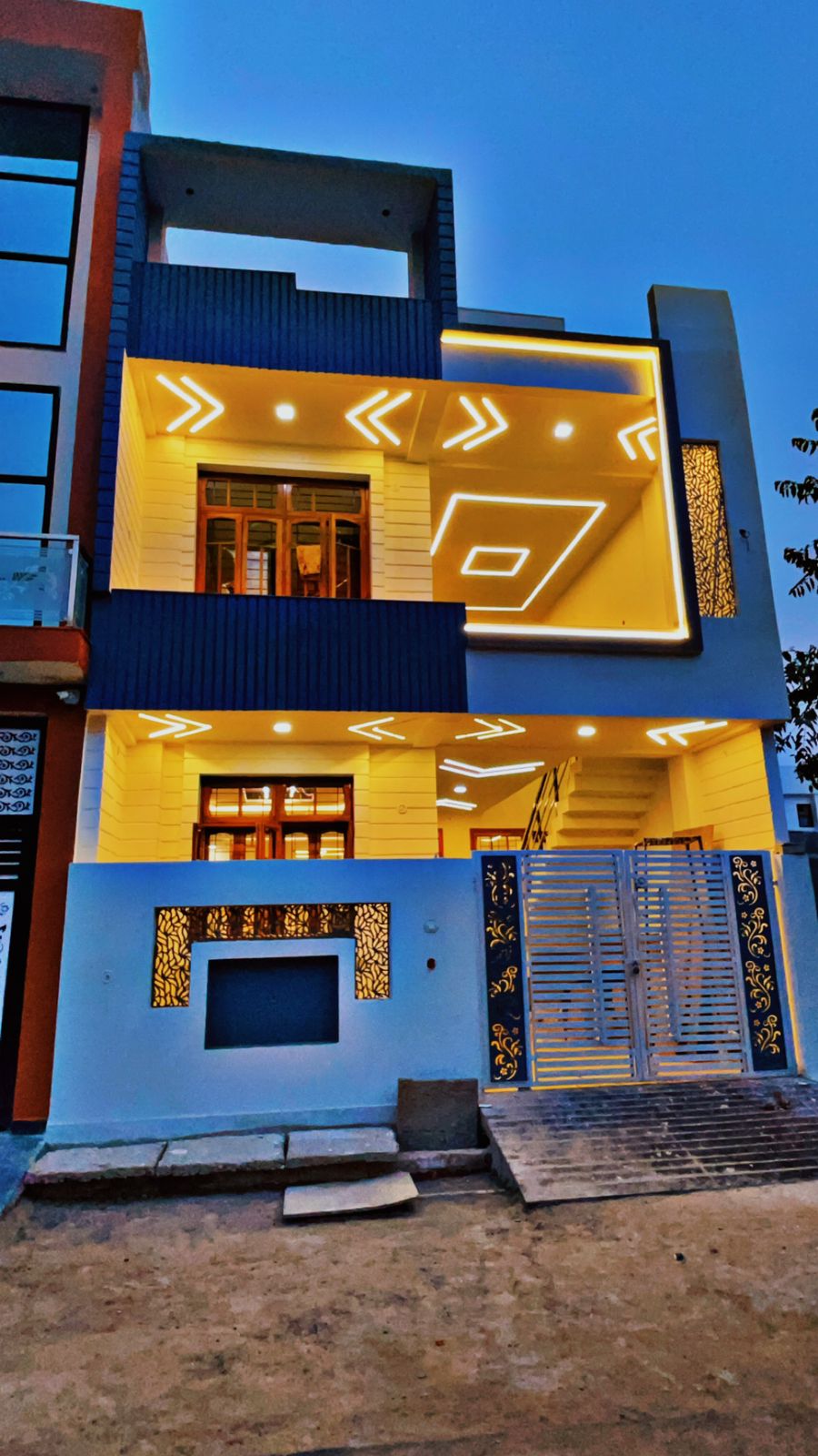 3 BHK + Study Room Independent House For Sale in Arsha Madhav Greens