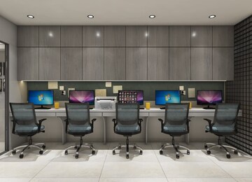 Team Area in  Office Space at Shyamal – for Rent