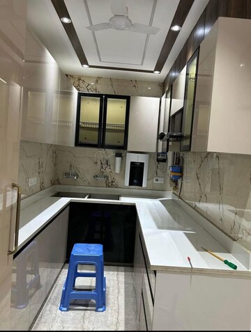 Kitchen in 2 BHK Builder Floor at Saket – for Rent