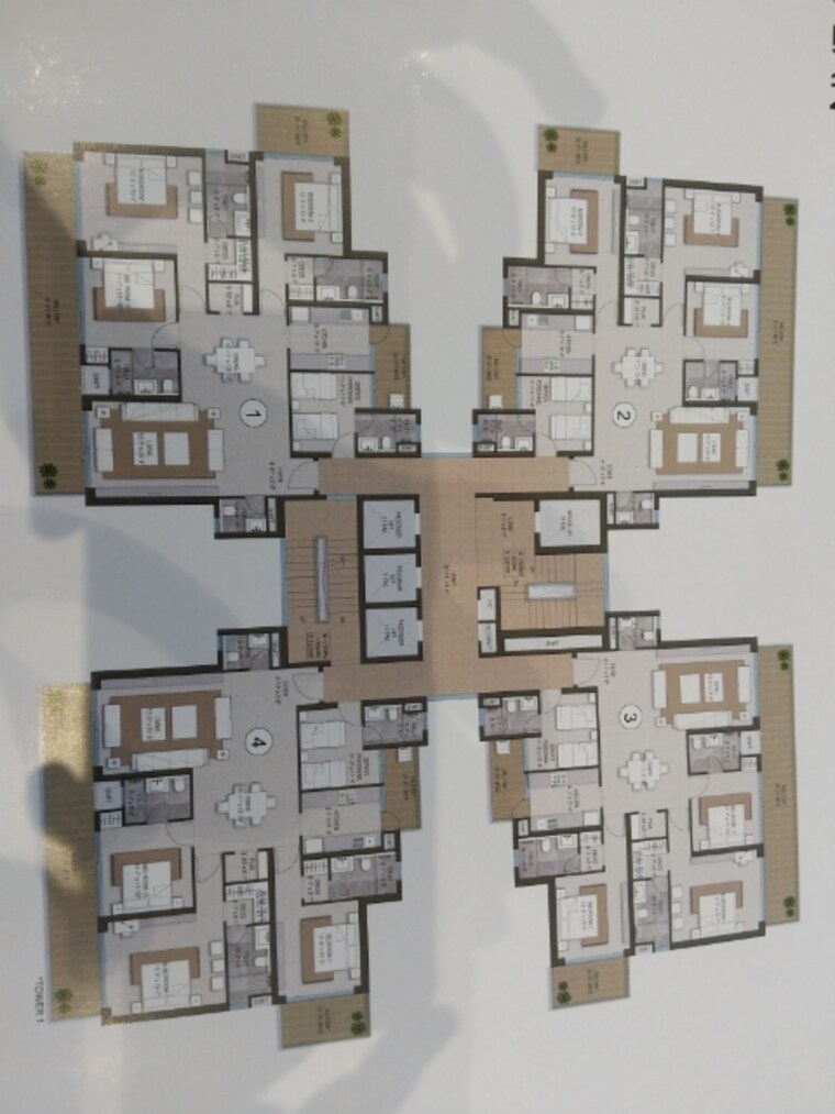 Floor Plan, ss-camasa 4 Bedroom 2530 Sq.Ft. Apartment In Sector 90 Gurgaon 8388148