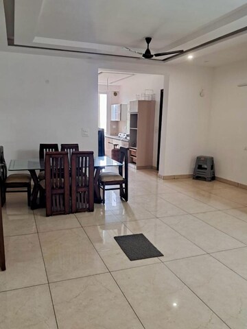 Living Room in 3 BHK Apartment at Dhakoli Village – for Rent