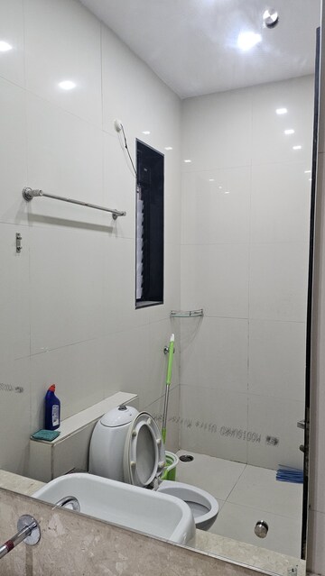 Bathroom in 3 BHK Apartment at Cbd Belapur Sector 15 – for Rent