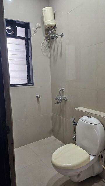 Bathroom in 3 BHK Apartment at Cbd Belapur Sector 15 – for Rent
