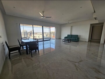 Living Room in 4 BHK Apartment at Aum Nirvan, Khar West – for Rent