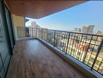 Balcony in 4 BHK Apartment at Aum Nirvan, Khar West – for Rent