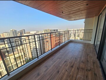 Balcony in 4 BHK Apartment at Aum Nirvan, Khar West – for Rent