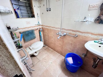 Bathroom in 3 BHK Apartment at Bandra West – for Rent