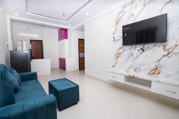Living Room in 2.5 BHK Apartment at Puppalaguda – for Rent