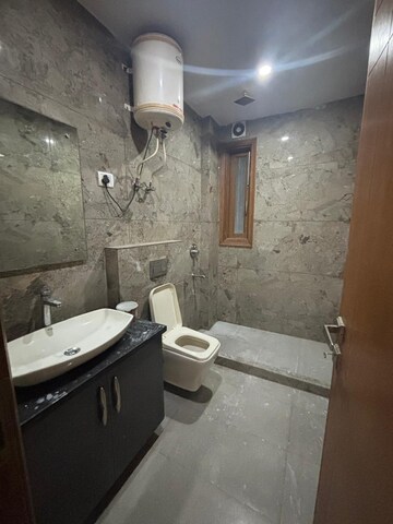 Attached Bathroom in 4 BHK Builder Floor at Freedom Fighters Enclave – for Rent