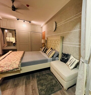 Living Room in 4 BHK Penthouse at Bhartiya Nikoo Homes, Thanisandra Main Road – for Rent