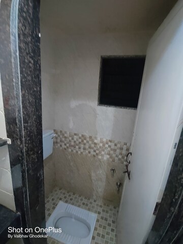 Bathroom in 1 RK Apartment at Gharonda Housing, Ghansoli – for Rent