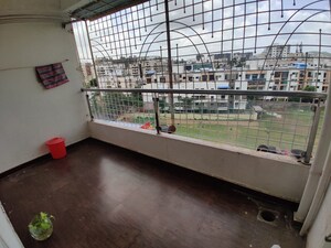 Balcony in 1 BHK Apartment at Vijayalaxmi Laxmisatyam Residency, Dhanori – for Sale