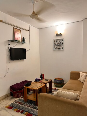 Living Room in 2 BHK Builder Floor at Lajpat Nagar I – for Rent