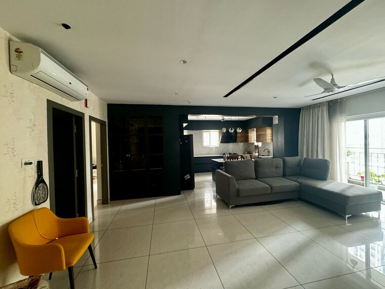 Living Room, lansum-etania 3 Bedroom 2486 Sq.Ft. Apartment In Gachibowli Hyderabad 8389105