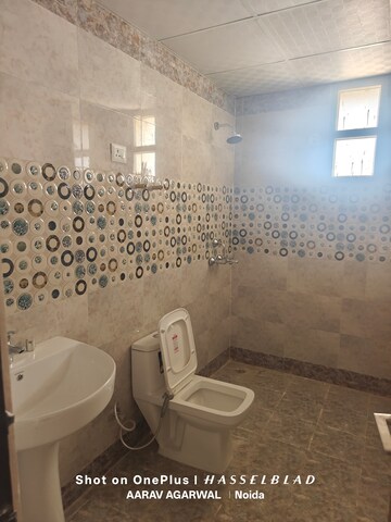 Bathroom in 3 BHK Apartment at Jaipurias Sunrise Greens, Ahinsa Khand 1 – for Rent