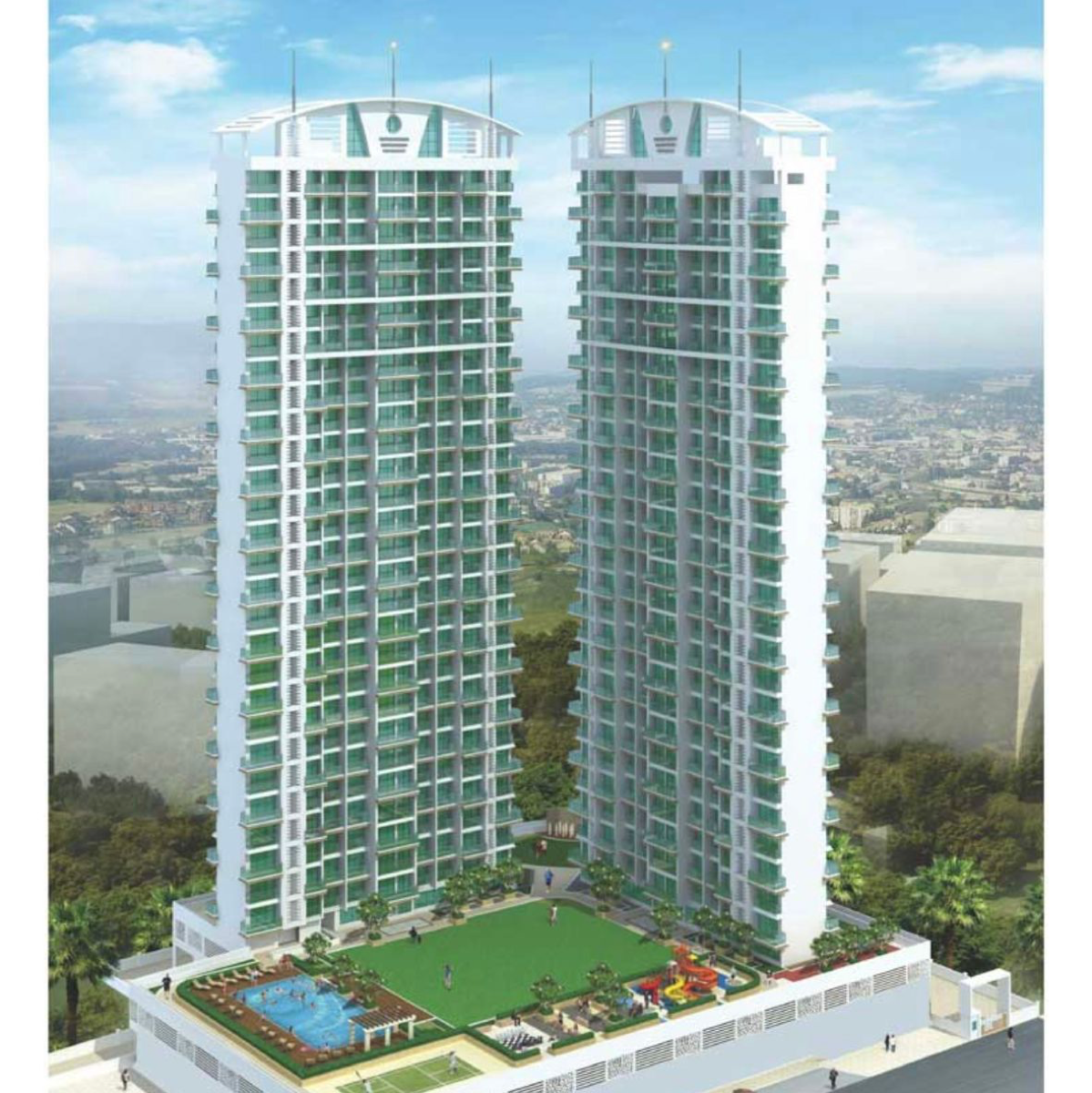 3 BHK + Pooja Room Apartment For Sale in Galaxy Green Woods