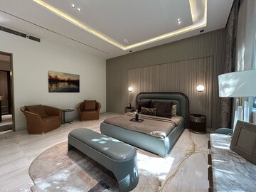 Living Room in 4 BHK Apartment at Sri Fortune Sonthalia Sky Villas, Kokapet – for Rent