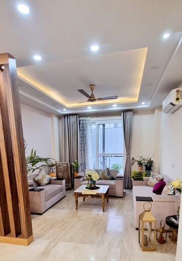 Living Room in 3 BHK Builder Floor at Ansal API Esencia, Sector 67 – for Rent