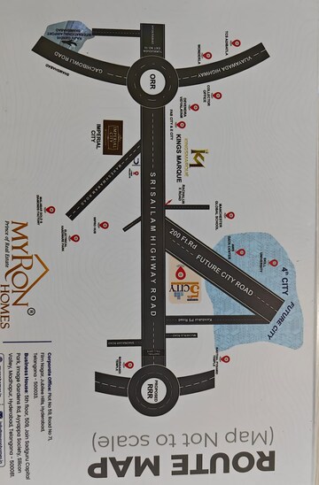  Plot – Map Location View at Khairatabad - for Sale