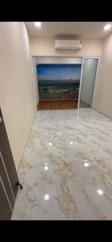 Living Room in 1 BHK Apartment at Yes Palm Riveria, Mumbra – for Sale