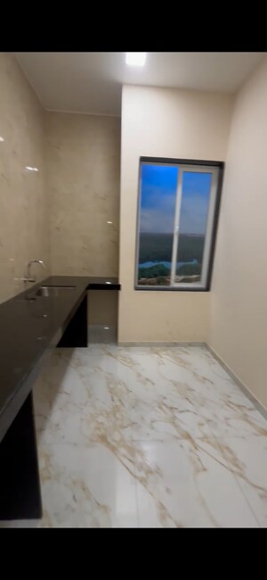 Kitchen in 1 BHK Apartment at Yes Palm Riveria, Mumbra – for Sale