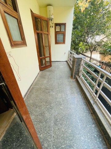 Balcony in 2.5 BHK Builder Floor at Sector 1 – for Rent