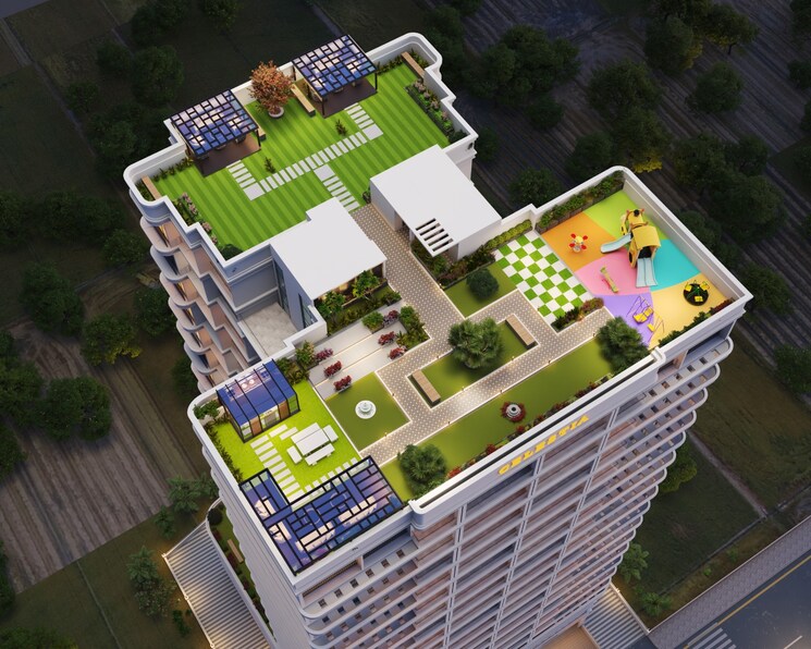 Exterior View, hitech-cosmos 2 Bedroom 1384 Sq.Ft. Builder Floor In Kharghar Navi Mumbai 8389495