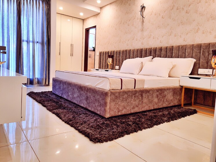 Bedroom, fortune-victoria-heights 3 Bedroom 1800 Sq.Ft. Apartment In Dhakoli Village Zirakpur 8389809