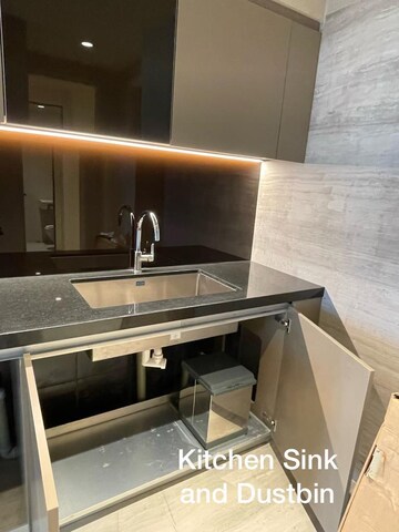 Kitchen in 4 BHK Apartment at Lodha World View, Worli – for Sale
