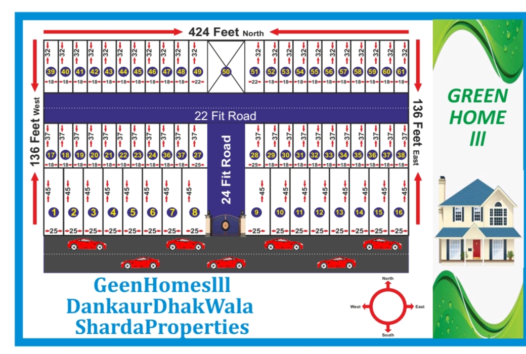 Plot For Sale in Green City 2 Galgotia Uni