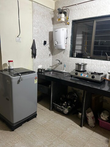 Kitchen in 2 BHK Apartment at Neelkanth Greens, Manpada – for Rent