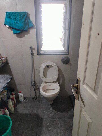 Bathroom in 2 BHK Apartment at Shri Balaji Nirjara Park, Rahatani – for Sale