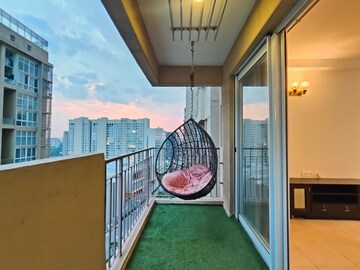 Balcony in 2 BHK Apartment at Bhartiya Nikoo Homes, Thanisandra Main Road – for Sale