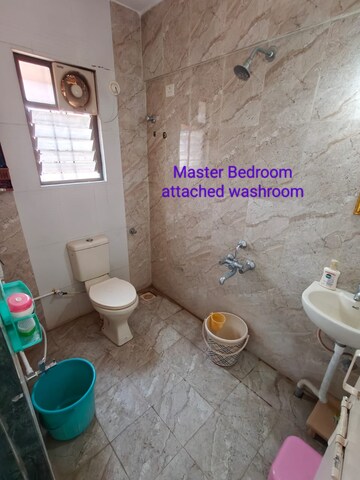 Bathroom in 2 BHK Apartment at Sanskriti Housing Society, Wakad – for Rent