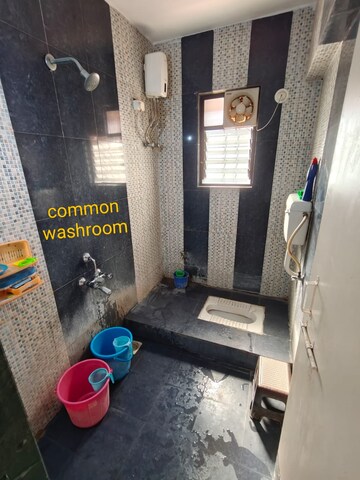 Attached Bathroom in 2 BHK Apartment at Sanskriti Housing Society, Wakad – for Rent