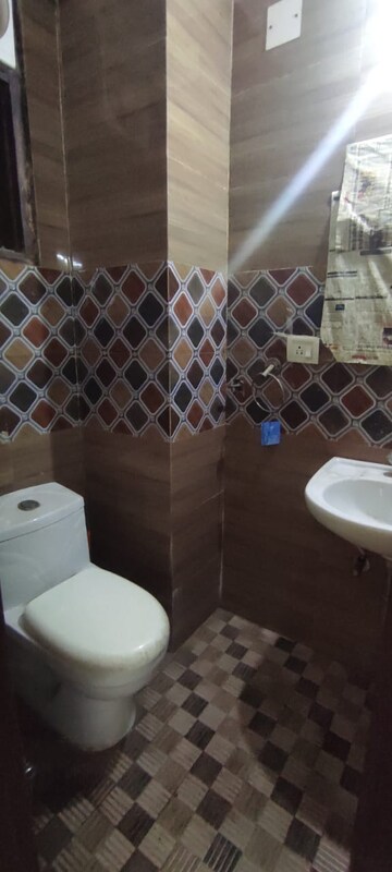 Bathroom in 3 BHK Builder Floor at Paryavaran Complex – for Rent