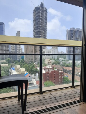 Balcony in 1 BHK Apartment at Neumec Elegance, Lower Parel – for Rent