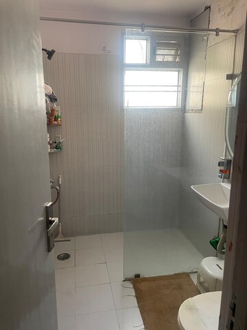 Bathroom in 2 BHK Apartment at Nirala Eden Park 2, Niti Khand – for Rent