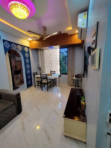 Living Room in 1 BHK Apartment at Shankheshwar Heights, Kharghar – for Sale