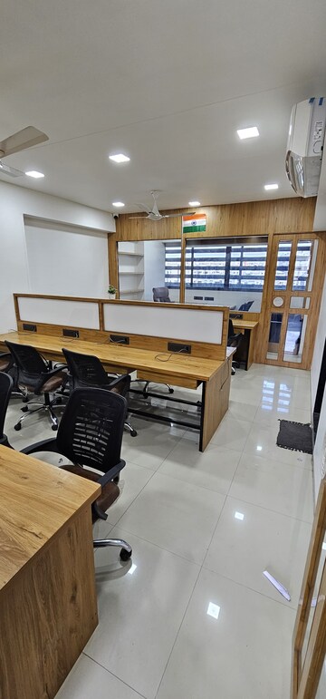 Team Area in  Office Space at Dev Atelier, Prahlad Nagar – for Rent