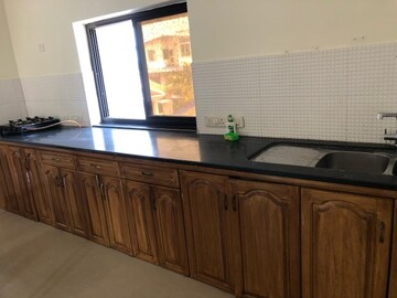 Kitchen in 3 BHK Apartment at Siolim – for Rent